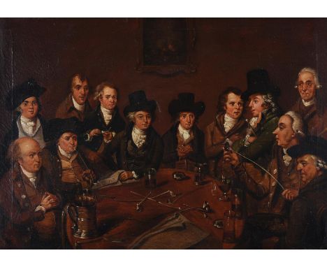 English School (18th century)The smokersOil on canvas37 x 51cm (14½ x 20 in.)Provenance:Crane Kalman Gallery, LondonCondition