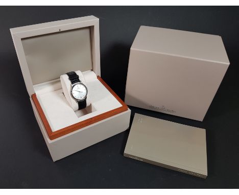 JAEGER-LE-COULTRE GENTS MASTER ULTRA THIN SKELETON WATCH IN BOX WITH MANUAL WORKING ORDER