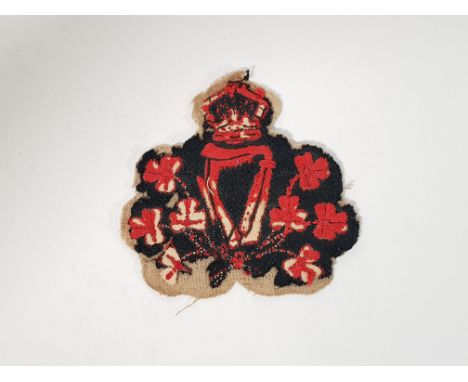VERY EARLY KC 1903 PATTERN ROYAL IRISH CONSTABULARY HEAD CONSTABLES PATCH