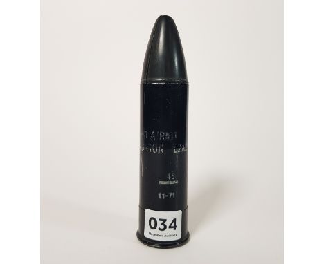 NORTHERN IRELAND TROUBLES RUC/BRITISH ARMY 1971 BATON ROUND ANTI RIOT BULLET