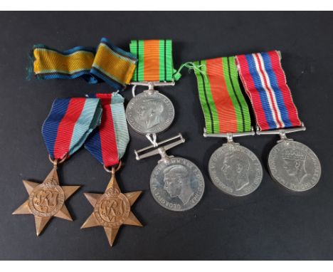 6 WW2 BRITISH ARMY MEDALS