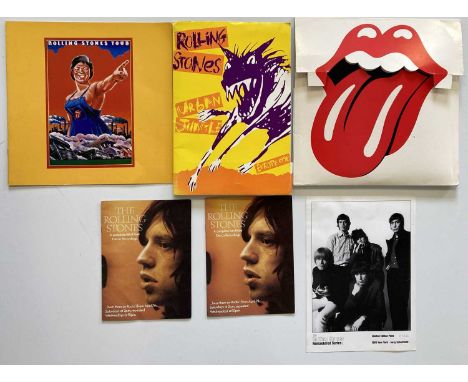 Rolling Stones ephemera to include: two examples of a circa early 1970s Decca Records Rolling Stones catalogue, Urban Jungle 