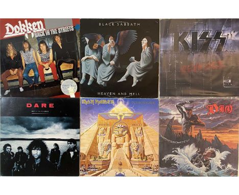 METAL/HEAVY ROCK - LPs/10". Raucous collection of 11 x (largely) LPs plus 6 x 10" (17 records total). Artists/titles include 