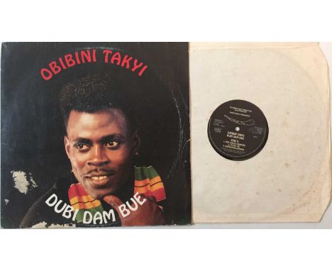 OBIBINI TAKYI - DUBI DAM BUE LP (BIG HORNS MUSIC PRODUCTION &amp; DISTRIBUTION - 8993). The super scarce superb German only L