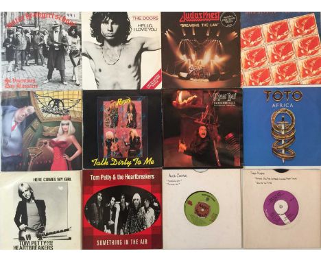 ROCK - 7" COLLECTION. An extensive collection of around 1200 rock 7" singles. Artists/ titles include Motorhead - St Valentin