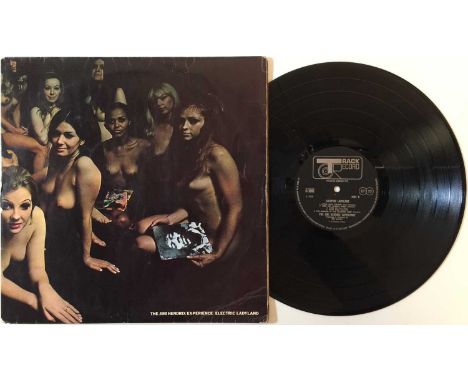 THE JIMI HENDRIX EXPERIENCE - ELECTRIC LADYLAND LP (ORIGINAL UK 'BLUE TEXT' PRESSING - TRACK 613008/9). The ever desirable or