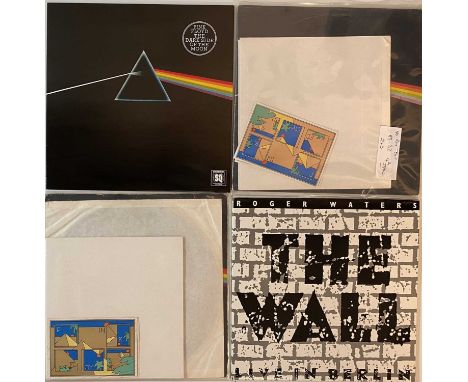PINK FLOYD/ROGER WATERS - DSOTM COLLECTION PLUS THE WALL LIVE - LPs. Excellent package of 4 x LPs to include DSOTM (3 copies 