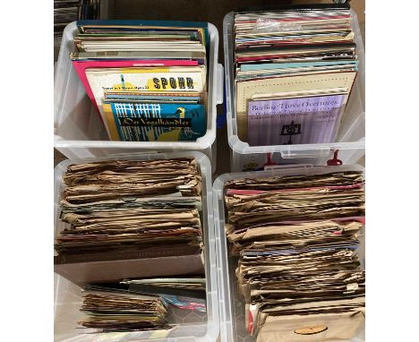 CLASSICAL - LP/78 COLLECTION. Grand collection of around 110 x LPs, 25 x 10" (33RPM) plus over 200 x 78s (10" and LP). Largel