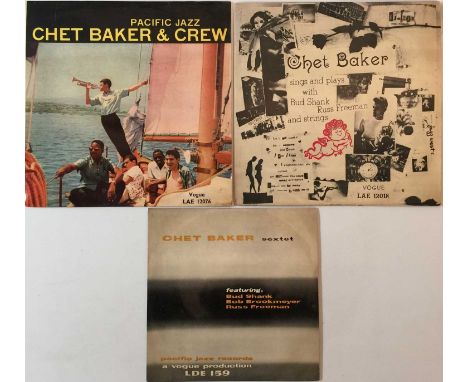 CHET BAKER - UK VOGUE LP SELECTION. Lovely selection of 3 x original UK Vogue LPs featuring the magical Chet Baker. Titles ar