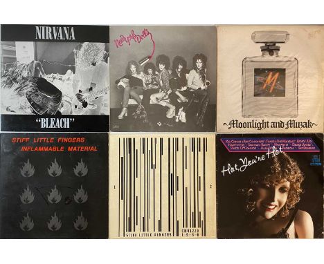 PUNK/ WAVE/ ALT/ GOTH/ POP - LPs. A fantastic selection of around 50 LPs. Artists/ titles include New York Dolls - S/T (6336 