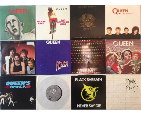 HEAVY/ CLASSIC ROCK - 7" COLLECTION. Another quality collection of around 140 7" rock singles. Artists/ titles include Queen 