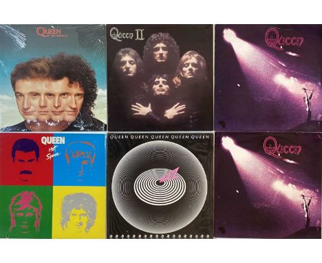 QUEEN AND RELATED - LPs. A superb pack of 21 Lps by Queen and related solo releases. Titles include S/T (x2) inc (EMC 3006) &