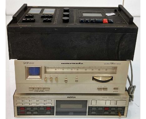 Three quality pieces of vintage hi-fi to include a Neal Stereo Cassette Recorder 312, a Marantz ST 610 Stereo Tuner and an ea