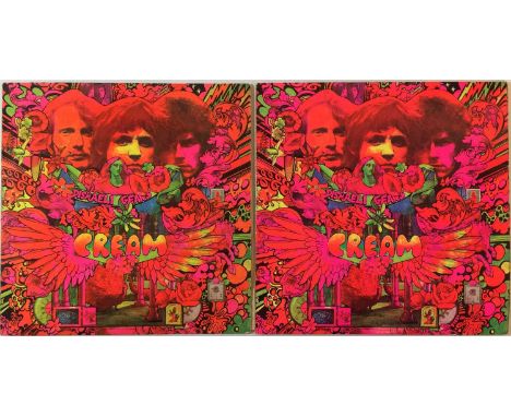 CREAM - DISRAELI GEARS LP (2 x FULLY LAMINATED UK COPIES). Great set of 2 x original UK fully laminated mono copies of the cl
