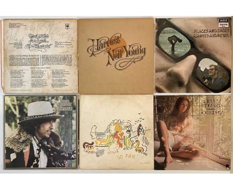 FOLK-ROCK/SINGER-SONGWRITER - LPs. Excellent collection of 47 x LPs. Artists/titles include Harvey Andrews inc. Places And Fa