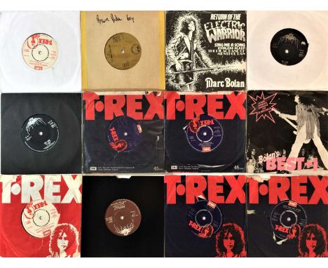 DAVID BOWIE/ T REX/ MARC BOLAN - 7" COLLECTION. A wonderful selection of 39 7" singles. T Rex/ Marc Bolan titles include Ride