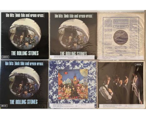 THE ROLLING STONES - STUDIO LPs. A smashing pack of 10 studio LPs by The Rolling Stones, mostly boxed label reissue pressings