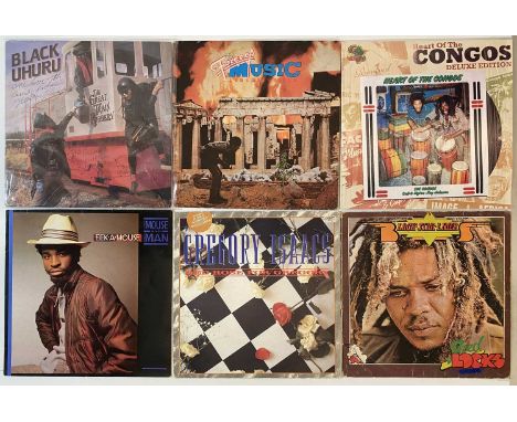 REGGAE - LP/ 12" COLLECTION. A quality collection of around 90 reggae LPs/ 12" singles. Artists/ titles include The Congos - 