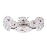 A NYMPHENBURG PART TEA SERVICE