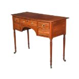 A MAHOGANY DRESSING TABLE