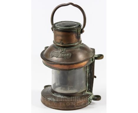 A copper mast head lantern