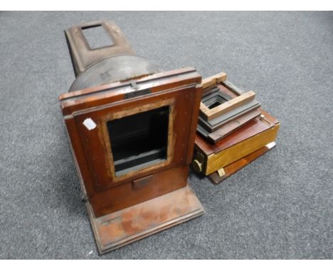 A vintage carbine vintage lantern projector 