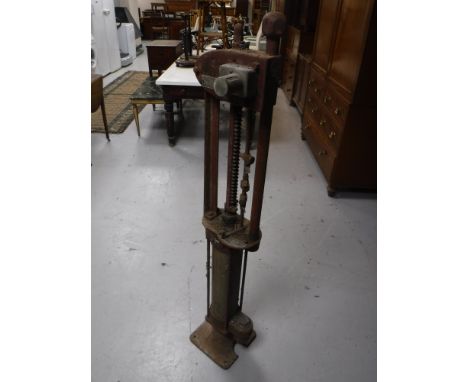 A vintage Bowser self measuring petrol pump 