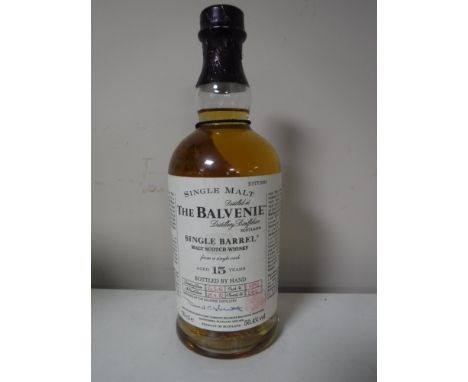The Balvenie Single Barrel Malt Scotch Whisky Aged 15 years, in cask date 28.9.82, bottled 23.5.02, cask no. 4893, bottle no.