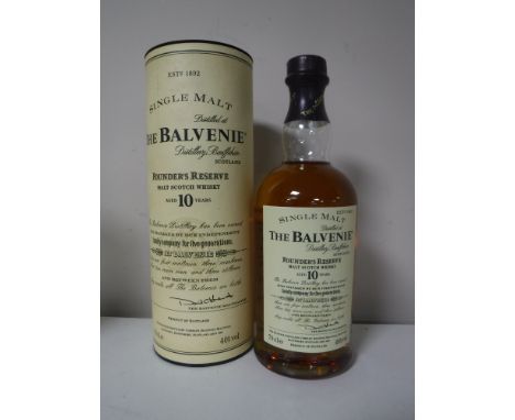 The Balvenie Founders Reserve Aged 10 Years Single Malt Scotch whisky, 70cl, in tube