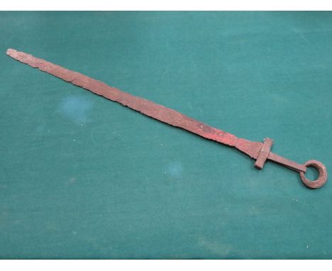 1st - 3rd CENTURY EXTREMELY RARE ROMAN CAVALRY SWORD, IN EXCAVATED CONDITION