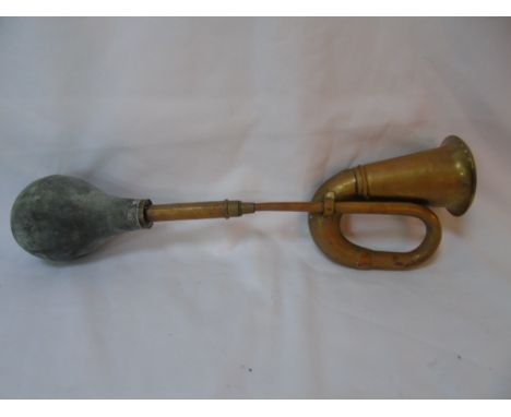 VIntage brass car horn