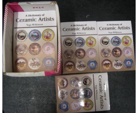 1 box containing 10 books of Dictionary of Ceramic artists (all the same book) 