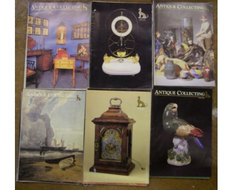 Collection of approx 30 vintage "The Journal" magazine from the Antique collectors club,1989 to 1999 editions 