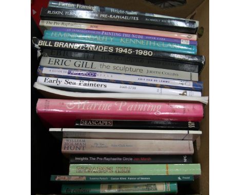 20 art books, covering Pre-Raphaelites, British Sculptors, Eric Gill, Marine &amp; Seascape painters etc 