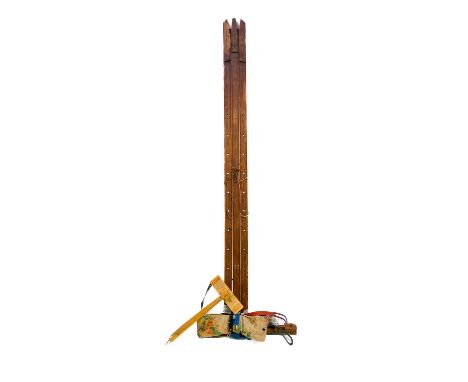 A handmade wooden Windsor &amp; Newton 'Burford' Sketching easel Previously owned and used by the artist and illustrator Hild