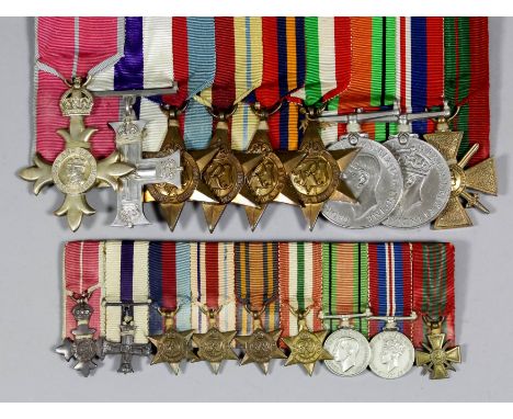 A group of nine George V Second World War medals to "15117 Captain (later Lt. Col.) W.A.S. Flood, 4th/5th Mahratta Light Infa