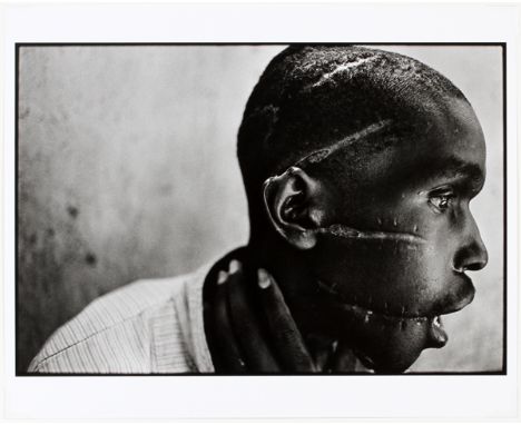 JAMES NACHTWEY, ASSUMED ARCHIVAL PIGMENT PRINT, "RWANDA", 1994, H 13", W 19"Signed, titled, and dated and edition #10/30 on v