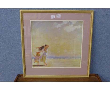 A Dame Laura Knight print, framed