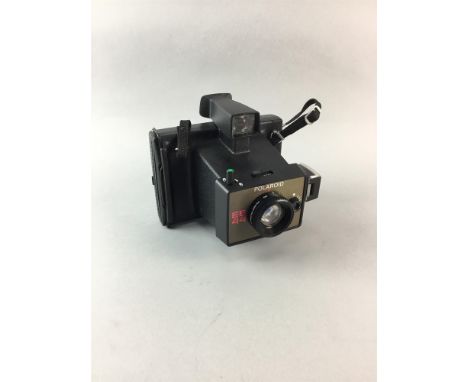 POLAROID EE44 VINTAGE CAMERA, along with three other vintage cameras and a Dixons flashgun