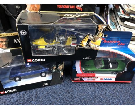 LOT OF JAMES BOND CORGI VEHICLES