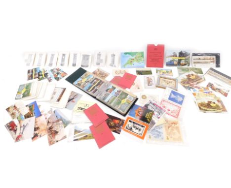 Miscellaneous ephemera, to include postcards, various dates, First World War silk cigarette cards embroidered to My Dear Wife