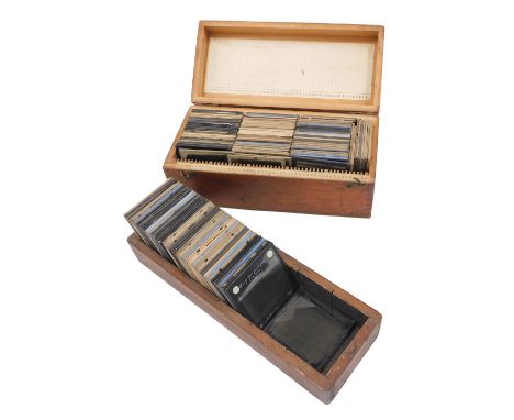A quantity of Magic Lantern slides, mainly rural scenes, etc. (some AF)