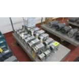 [Lot] (17) Gear drives (contents on cart, no cart)