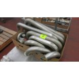 Stainless pipe connections for CIP diversion plates