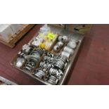 [Lot] Stainless clamps, spray balls and filters