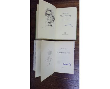 Five first edition books including, I can't Stay Long, by Laurie Lee, signed by the author and with original dust jacket, A M