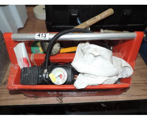 Tray of Tools etc 