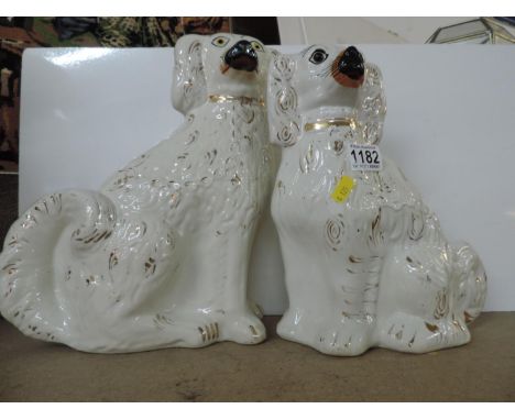 Pair of Mantel Dogs 