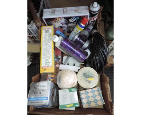 Box of Light Bulbs etc 