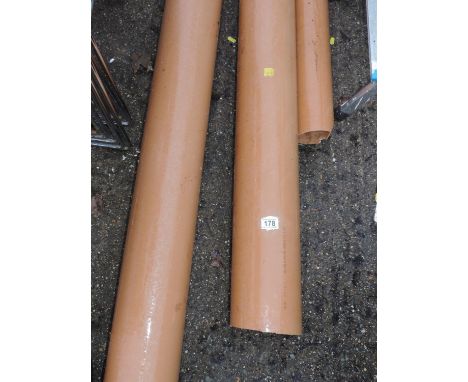 3x Lengths of Drain Pipe 